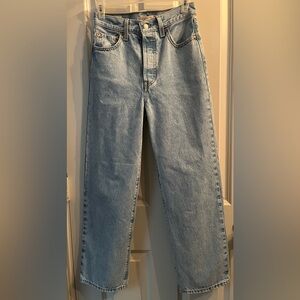 Levi’s Ribcage Straight Ankle Size 25